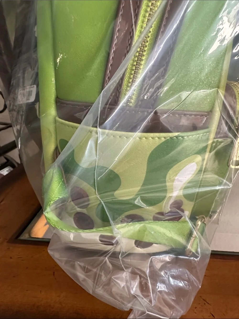 Loungefly Green Mickey Mouse Boba 🧋 Tea Mini Backpack NWT